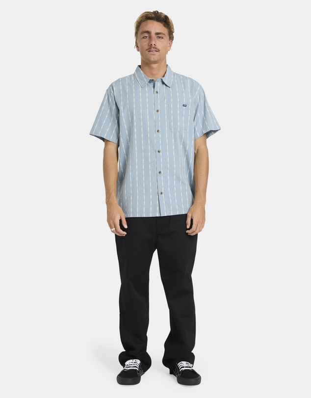 Billabong - Mens Sundays Jacquard Short Sleeve Shirt
