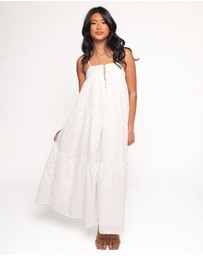Petal & Pup - Kendal Maxi Dress - White