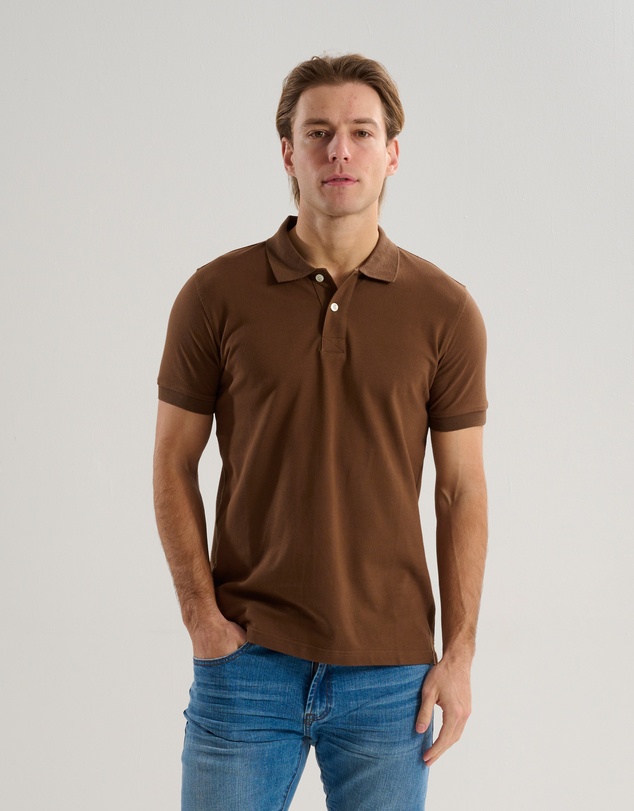 3 Wise Men - 3 Wise Men Portland Polo Shirt - Chocolate