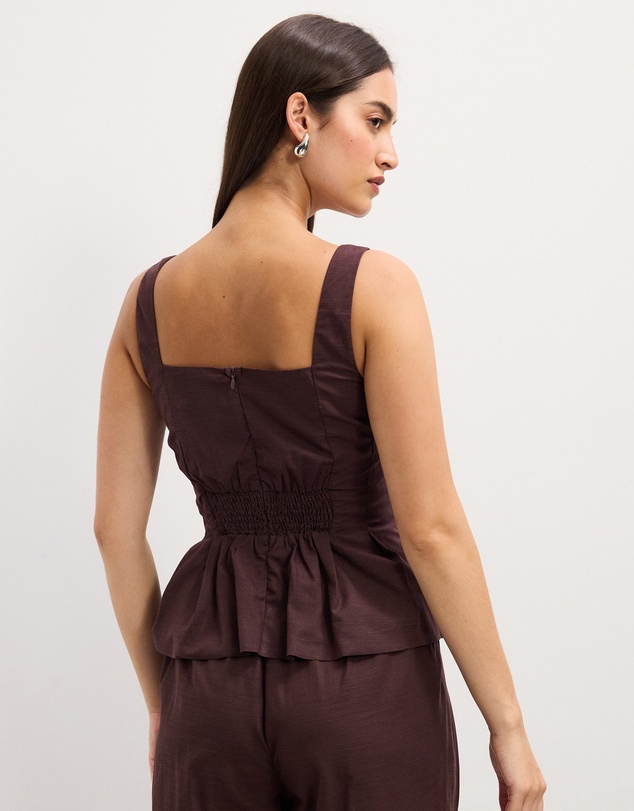 The Fated - Camille Square Neck Top