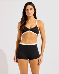 Seafolly - Band Wave Belted Boyleg Pants