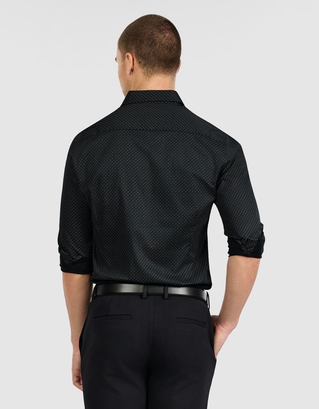 Tarocash - Nixos Slim Stretch Geo Shirt