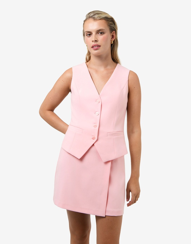 Forcast - Nikki Mini Wrap Skirt