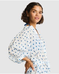 Sea Level Australia - Dottie Boho Long Shirt Dress
