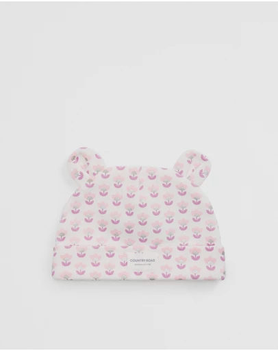 Country Road - Organically Grown Cotton Newborn Beanie