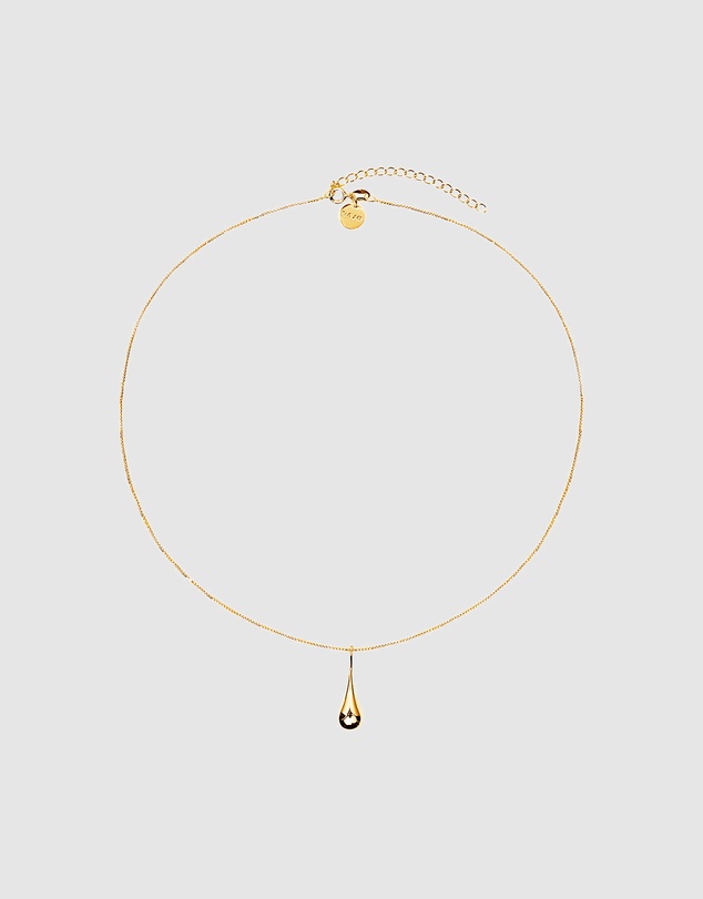 Najo - My Silent Tears Yellow Gold Necklace