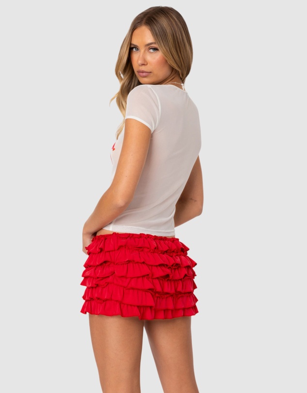 EDIKTED - Aloha Sheer Mesh T Shirt