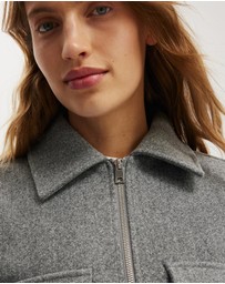 Cotton On - Melton Cropped Jacket
