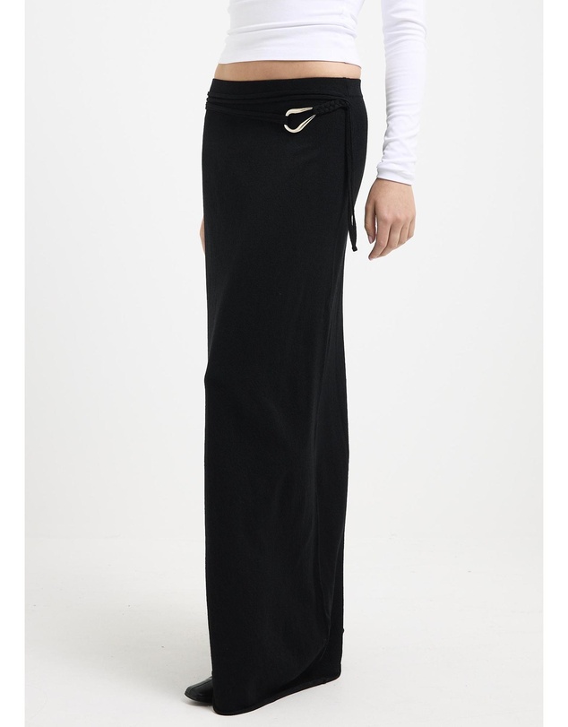 Subtitled - Imola Belted Knit Maxi Skirt