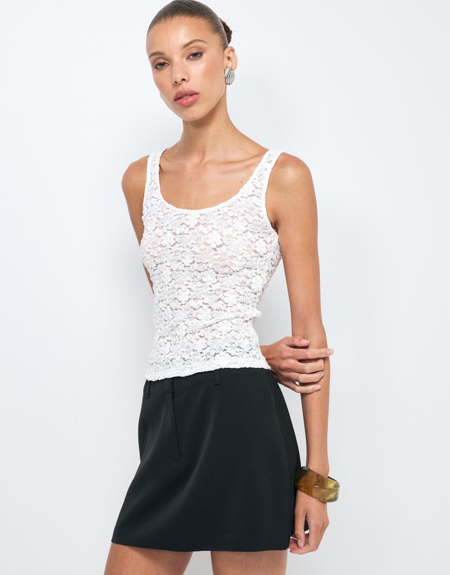 AERE - Leni Tailored Mini Skirt