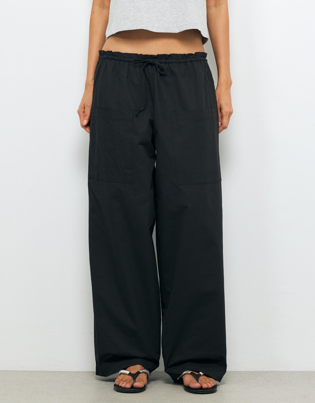 AERE - Zinnia Relaxed Wide-Leg Pants