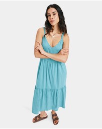 Roxy - Womens Waiting Line Midi Dress