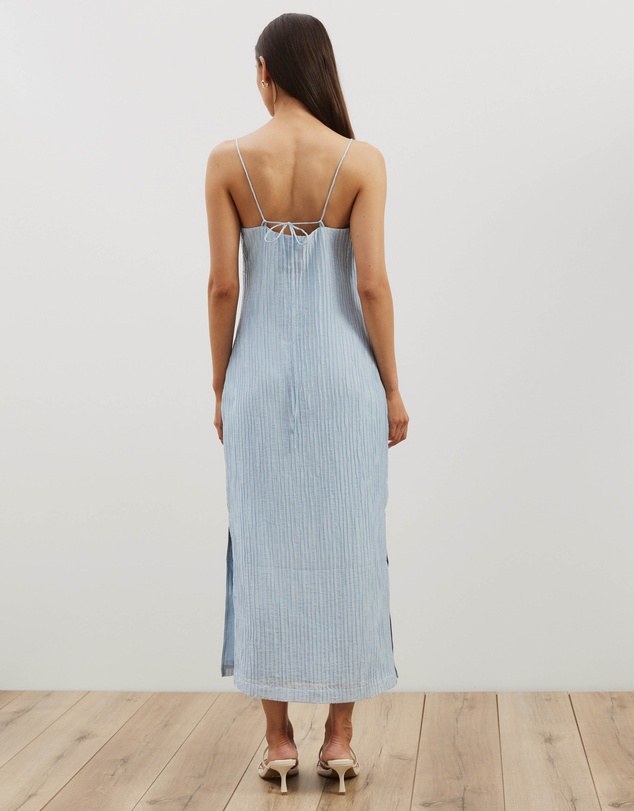 Atmos&Here - Plisse Maxi Slip Dress