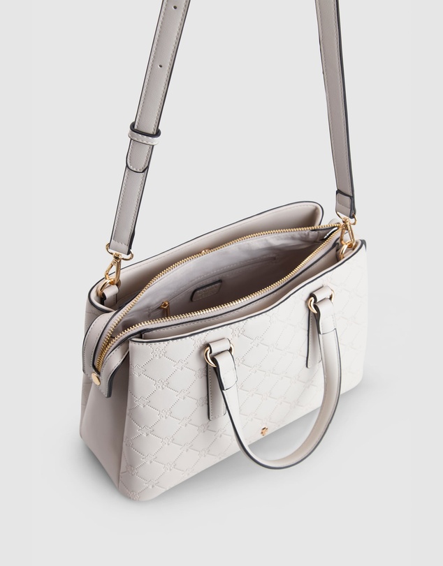 Laura Jones - Logo Embossed Tote Bag