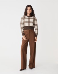 Forcast - Francesca Check Jumper