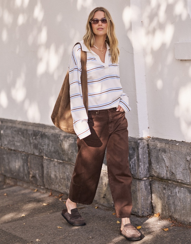 Ceres Life - Shelby Slouchy Rugby Top