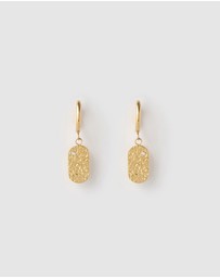 Arms Of Eve - Mendoza Gold Huggie Earrings