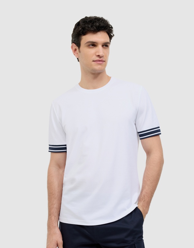 Politix - Curtis Travel Striped Pique Tee