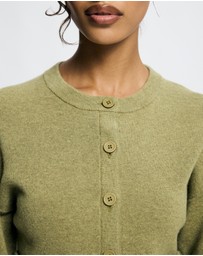 Lover - Dido Sculpted Wool Cardigan