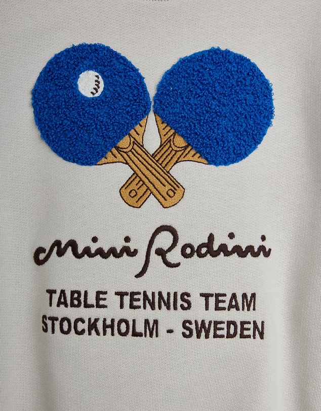 Mini Rodini - Table Tennis Chenille Sweatshirt - Babies-Teens