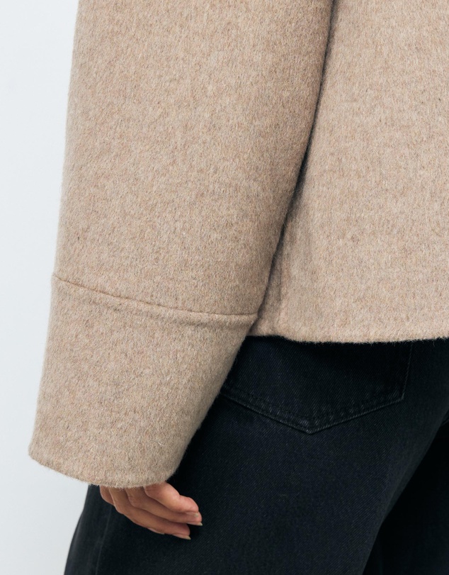 AERE - Maya Double Faced Wool Blend Jacket