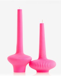 XRJ Celebrations - Pinnacle Candle Neon Pink