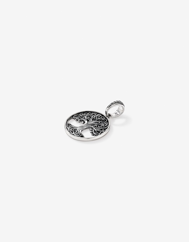 Michael Hill - 0.10 Carat TW Black Diamond Tree of Life Pendant in Sterling Silver