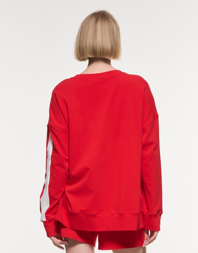 Soon Maternity - Side Split Stripe Cotton Top