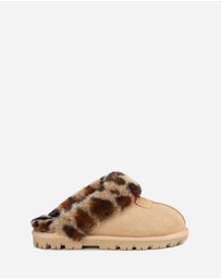 Ozwear Connection Uggs - Ugg Coquette Slipper (Leopard Print)(Water Resistant)