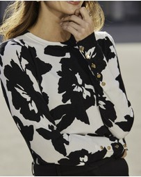 Sosandar - Floral Print Jumper