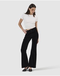 Rolla's - Eastcoast Flare Jean - Black Cord