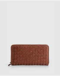 Evity - Lina Leather Weave Large Wallet