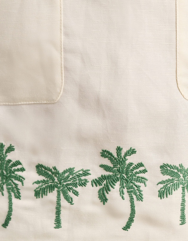 Jag - Palm Embroidered Mini Dress