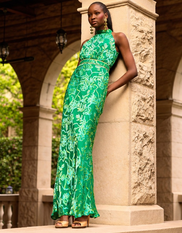 SACHA DRAKE - Tessa Halter Bias Dress