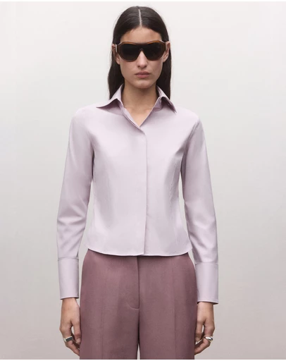 M.N.G - Fitted Cotton Shirt