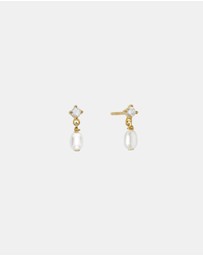 SAINT VALENTINE - Aspen Mini Drop Earrings - Gold