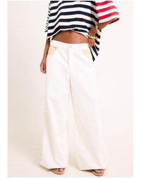 Subtitled - Aria Two Tone Relaxed Denim Jeans
