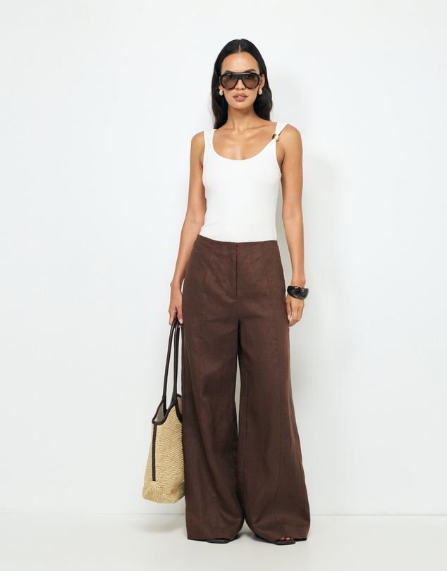AERE - Leda Wide Leg Pants
