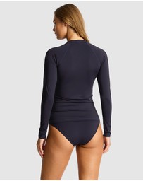 Sea Level Australia - Essentials Long Sleeve Rash Vest - Full Zipper
