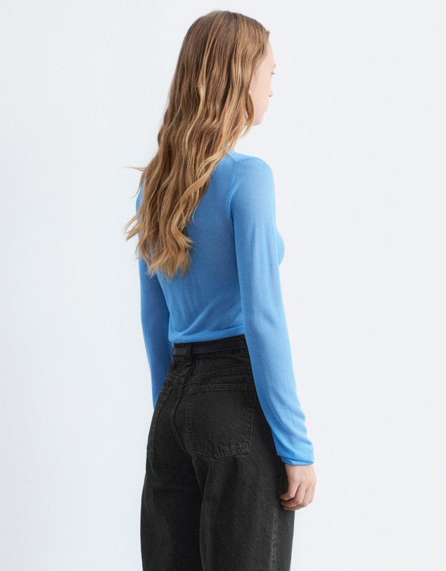 & Other Stories - Fine-Knit Sheer Top