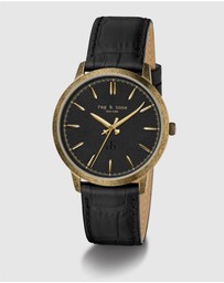 rag & bone - Manston Mens Leather Strap Watch
