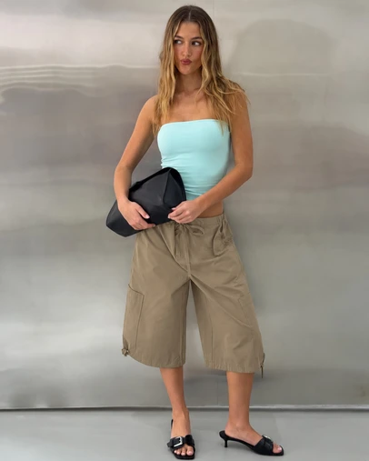 Dazie - Sofia Low Rise Cargo Shorts