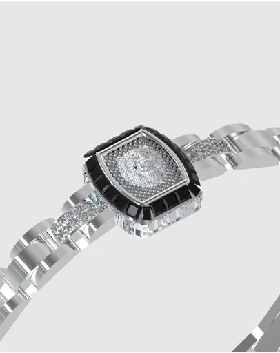 GUESS - 16mm Lion Crystal Bracelet