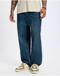 Thrills - Mid Slacker Relaxed Long Denim Jeans