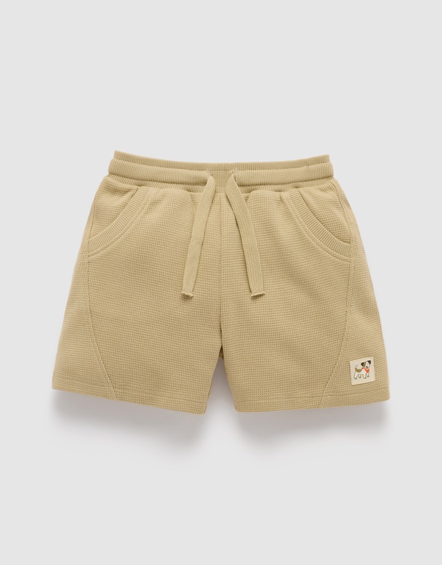 Purebaby - Casual Textured Shorts-Kids-Babies