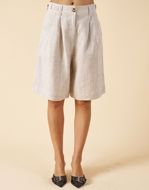 CAMIXA - Bermuda Linen Shorts Jorts