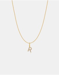 Ania Haie - Ania Haie Gold Letter R Initial Necklace