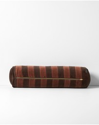 Aura Home - Velvet Stripe Bolster