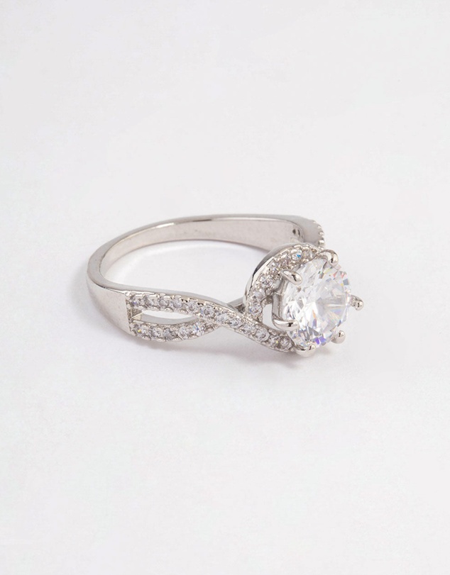 Lovisa - Silver Round Infinity Halo Ring