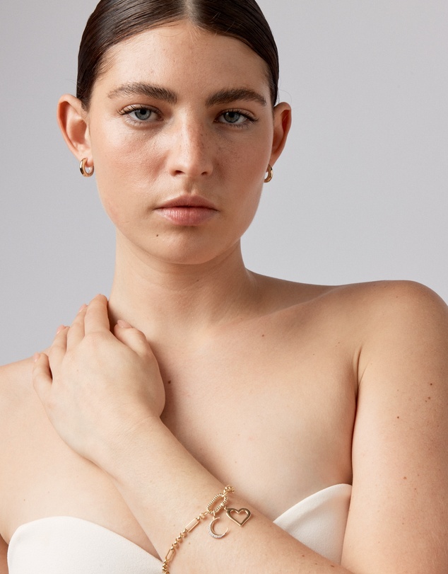 Michael Hill - Diamond Crescent Moon Pendant in 10kt Yellow Gold